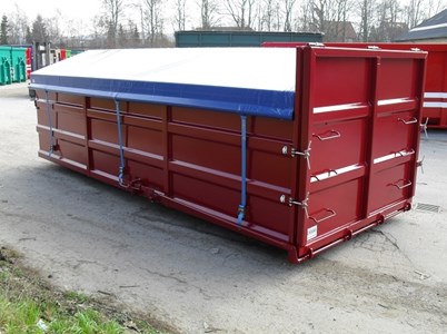 Container med presenning