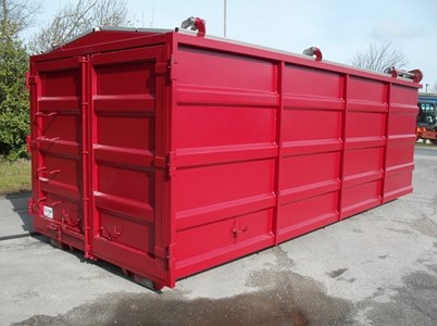 30m3 Container med hydraulisk låg