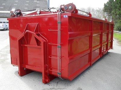 20m3 Container med hydraulisk låg