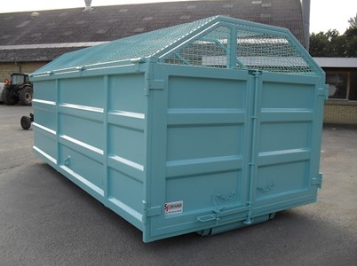 Container med trapeztag