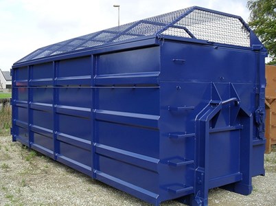 Container med trapeztag