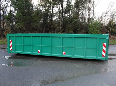 Åben 17m3 container