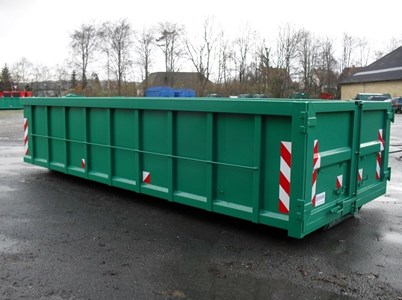 Åben 17m3 container